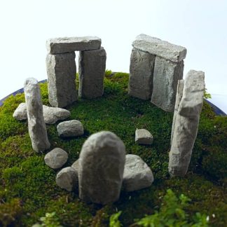 Stonehenge Inner Circle, Miniature Stonehenge Made from Concrete, Stone Circles in the UK, Replica, Standing Stones For your Fairy Garden