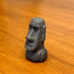 Miniature Moai Statue, Concrete Moai Garden Statue, Easter Island Figurine, Moai face