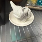 Highland Cow Ring Holder, Highland Cow Statue, Fluffy Mini Cow With Horns, Long Haired Cow, Cow With Horns And Long Hair, Cute Ring Display