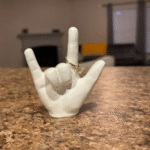 I Love You Ring Holder- Finger Ring Stand- Wedding Ring Holder Dish- Hand Shaped Ring Holder- American Sign Language (ASL)- ILY Sign Gesture