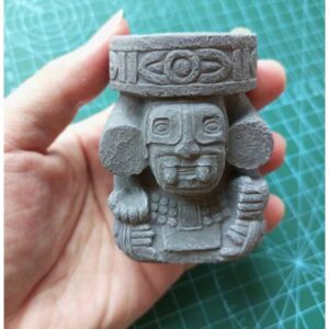 Aztec God of Fire, Cement Sculpture