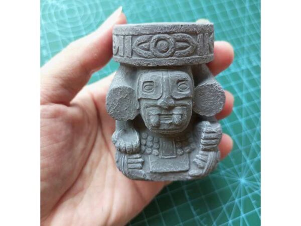 Aztec God of Fire, Cement Sculpture