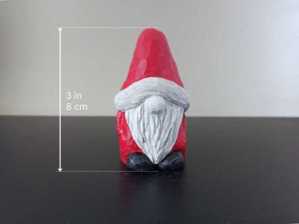 Solid Concrete, Hand-Painted Look | Unique Christmas Desk & Shelf Decor