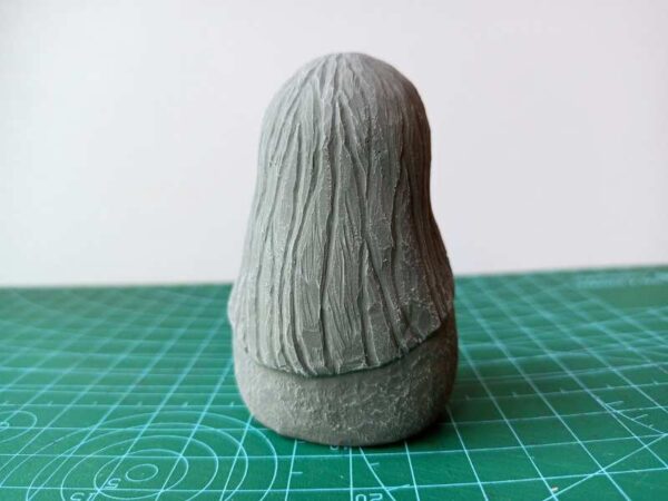 Handmade Cement Mother and Child Statue, Minimalist Jizo-Style Guardian Figure, Unique Home Decor, Sympathy Gift, Zen Garden Art
