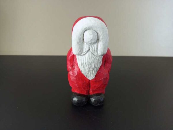 Hand Painted Santa Statue