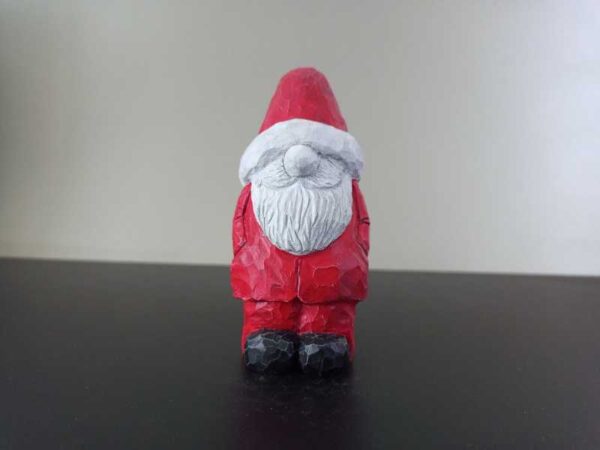 Concrete Santa Gnome Figurine | Christmas Decor