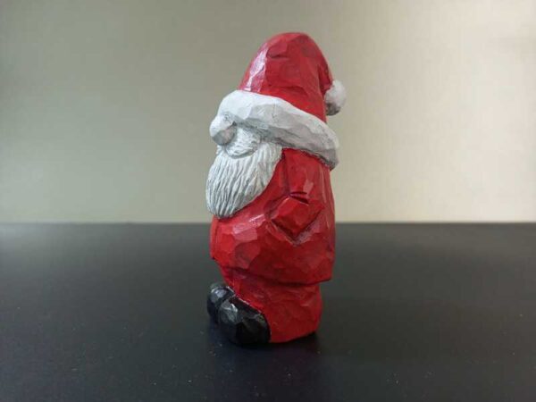 Charming Mini Santa Gnome Christmas Gift | Approx. 3.5 in. Concrete Holiday Figurine