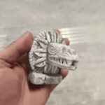 Aztec Quetzalcoatl Statue, Aztec Quetzalcoatl Dragon Head, Feathered Serpent, Quetzalcoatl Sculpture, Aztec Art, History Tribute