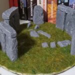 Stonehenge Inner Circle, Miniature Stonehenge Made from Concrete, Stone Circles in the UK, Replica, Standing Stones For your Fairy Garden